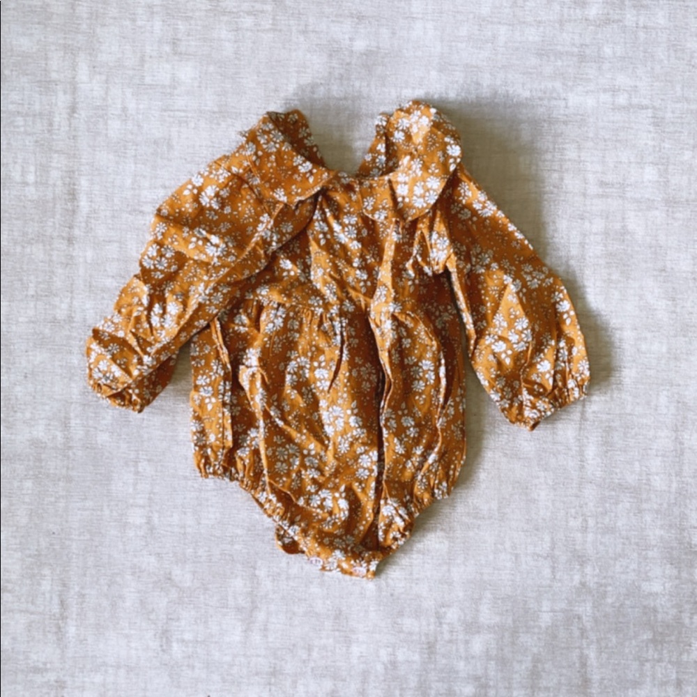9-12 months floral romper